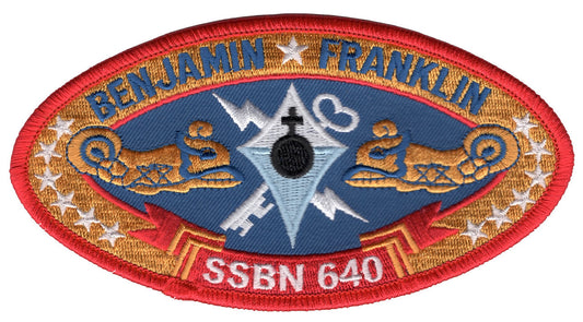 USS BENJAMIN FRANKLIN SSBN 640 PATCH