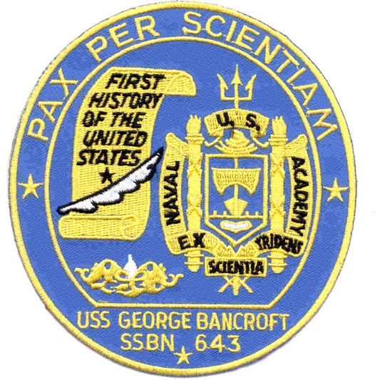 USS GEORGE BANCROFT SSBN 643 PATCH