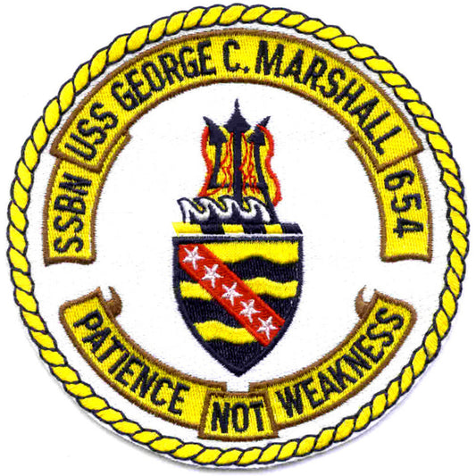 USS GEORGE C MARSHALL SSBN 654 PATCH