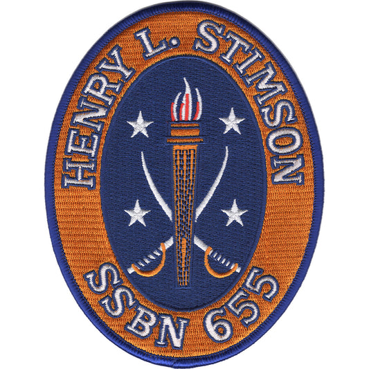 USS HENRY L STIMSON SSBN 655 PATCH