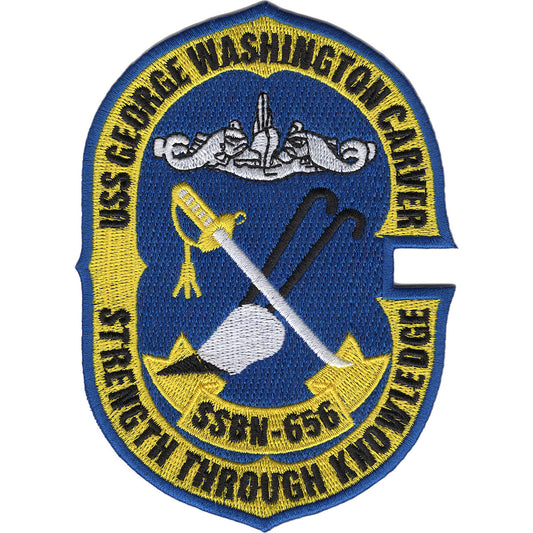 USS GEORGE WASHINGTON CARVER SSBN 656 PATCH