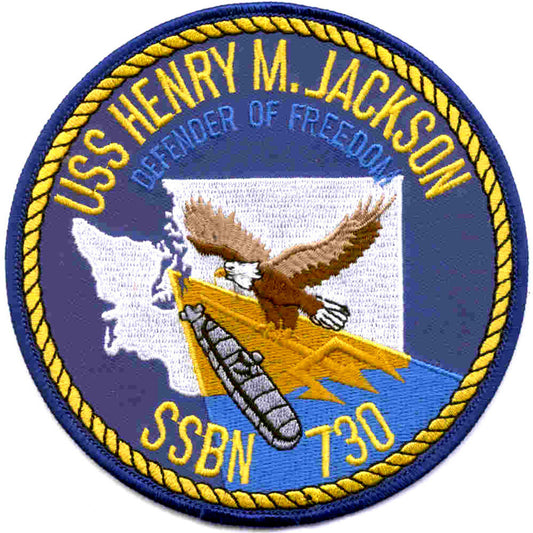 USS HENRY M JACKSON SSBN 730 PATCH