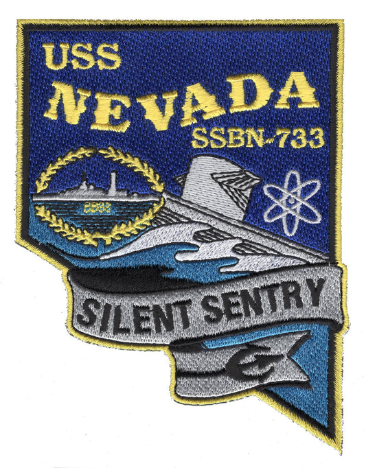 USS NEVADA SSBN 733 PATCH