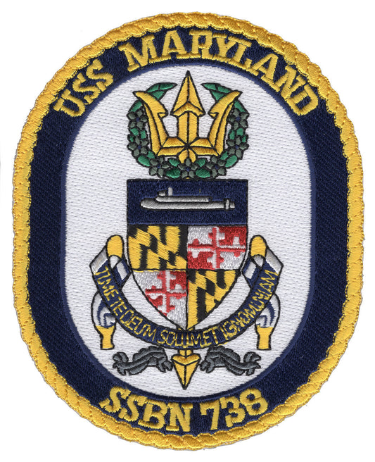 USS MARYLAND SSBN 738 PATCH