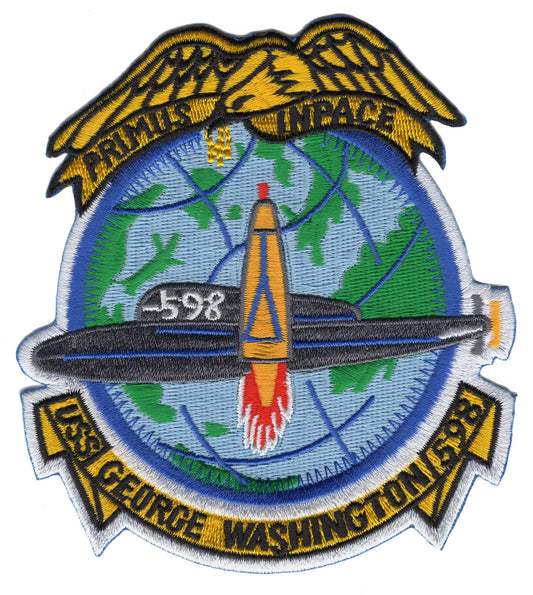 USS GEORGE WASHINGTON SSBN 698 PATCH