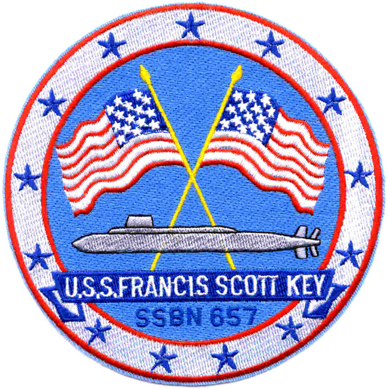USS FRANCIS SCOTT KEY SSBN 657 PATCH