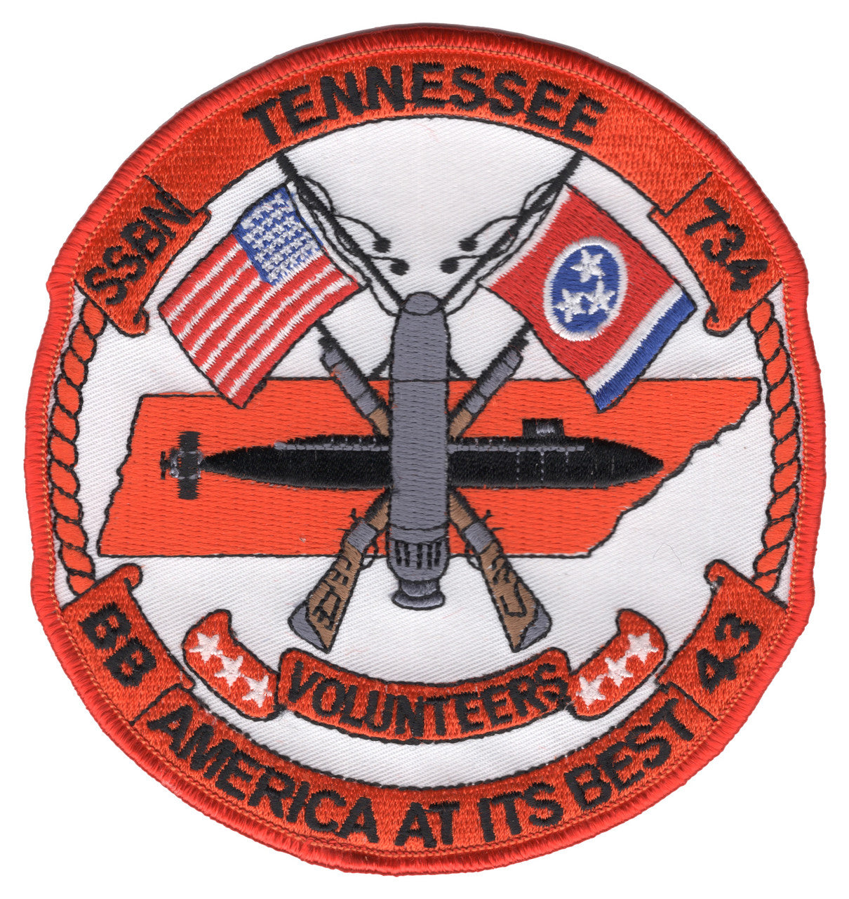USS TENNESSEE SSBN 734 PATCH