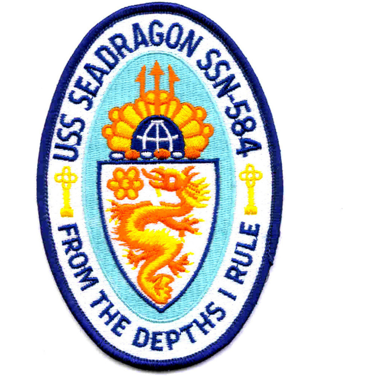 USS SEADRAGON SSN 584 PATCH