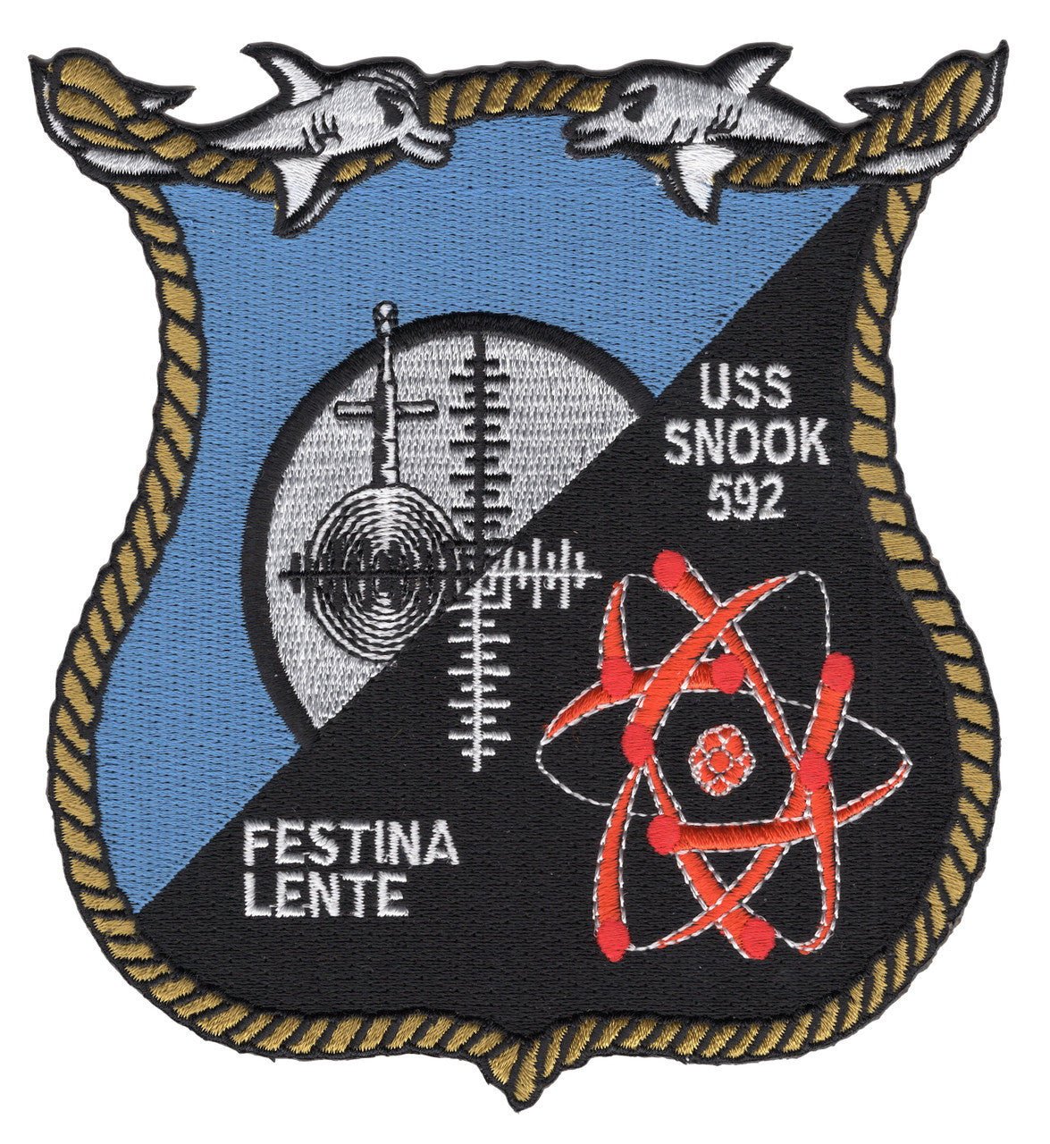 USS SNOOK SSN 592 PATCH