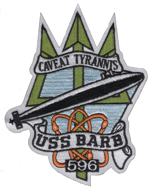 USS BARB SSN 596 PATCH