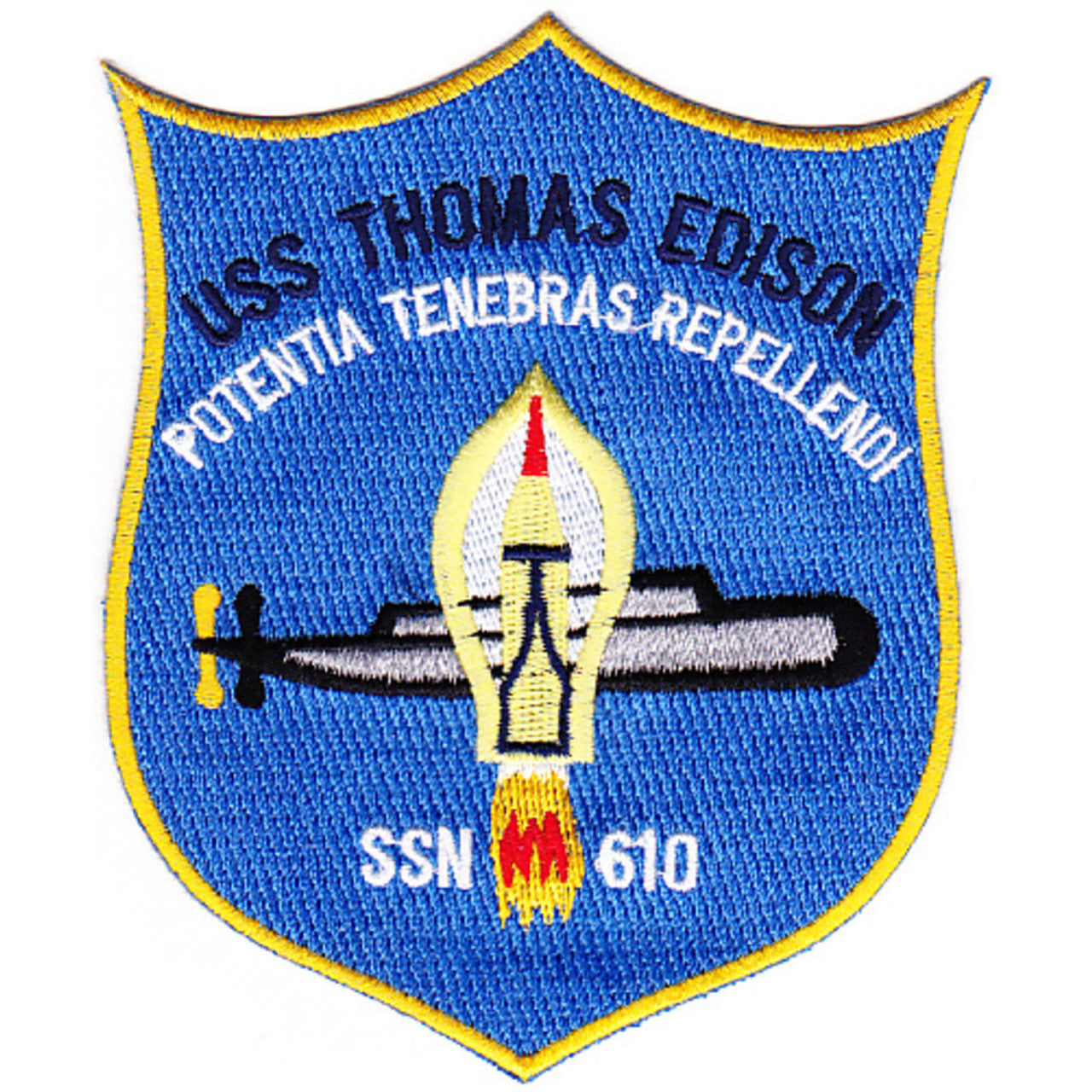 USS THOMAS EDISON SSN 610 PATCH