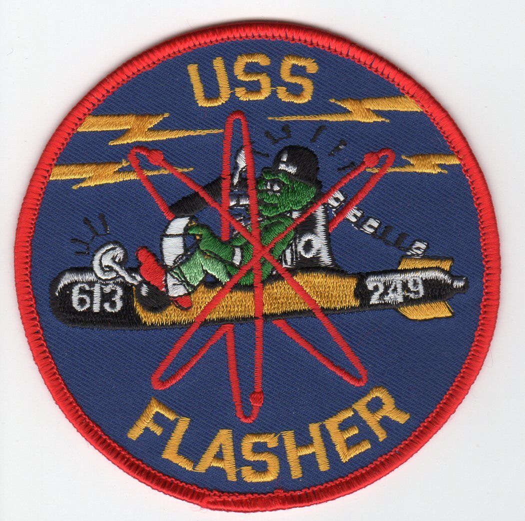 USS FLASHER SSN 613 PATCH