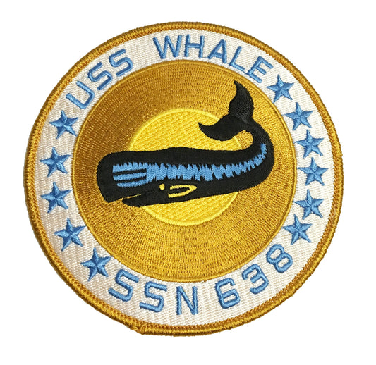 USS WHALE SSN 638 PATCH