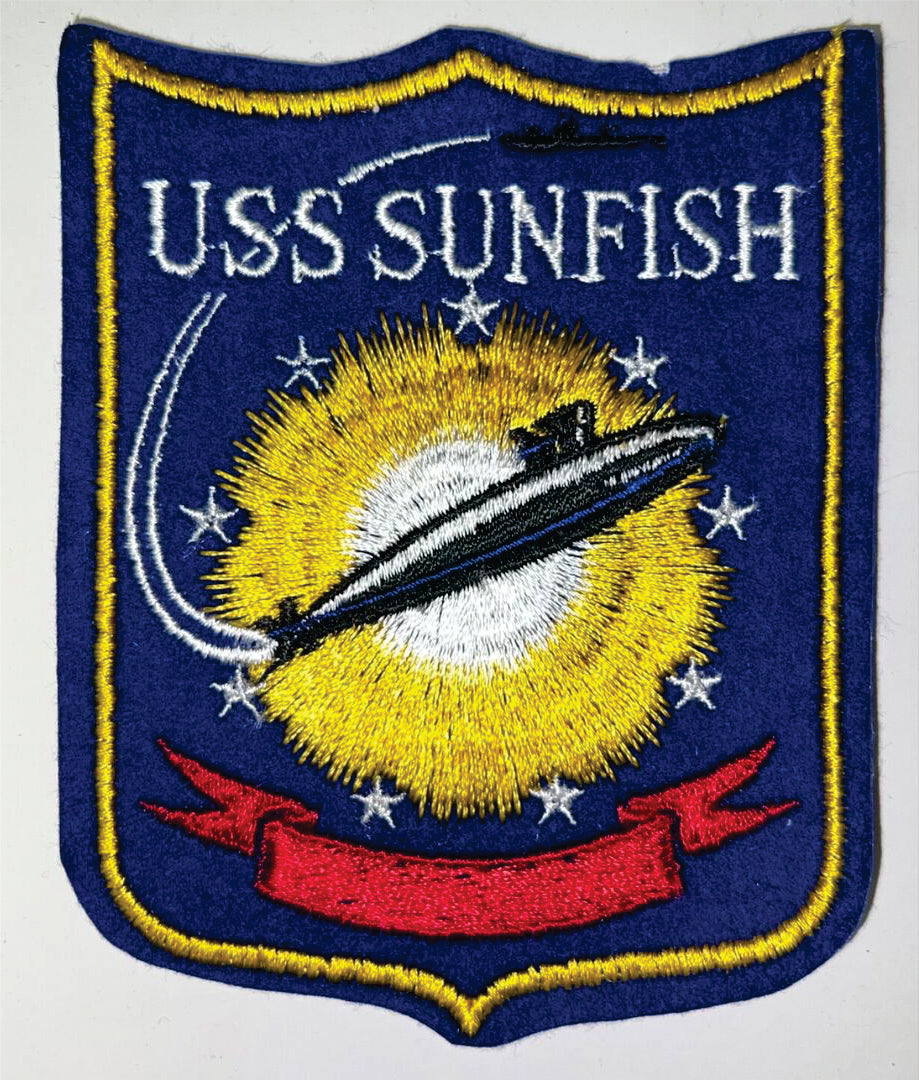 USS SUNFISH SSN 649 PATCH