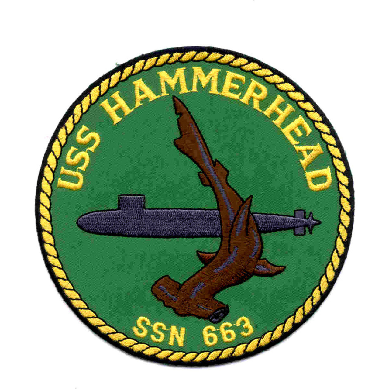 USS HAMMERHEAD SSN 663 PATCH
