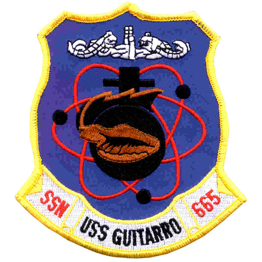 USS GUITARRO SSN 665 PATCH