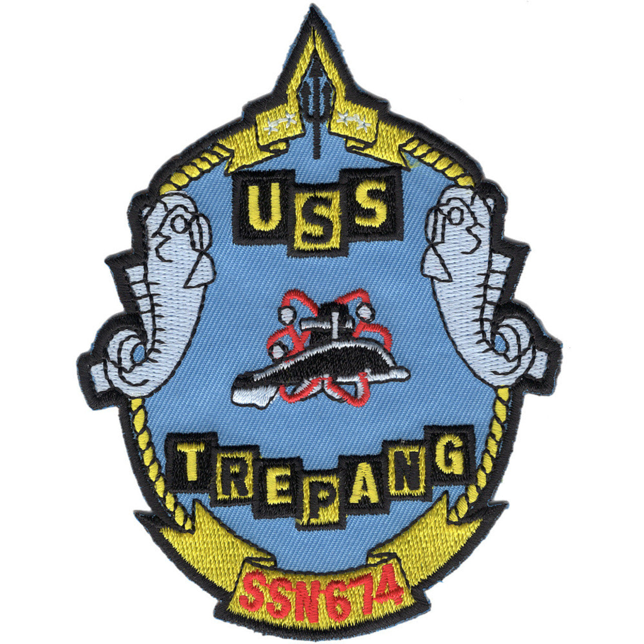 USS TREPANG SSN 674 PATCH