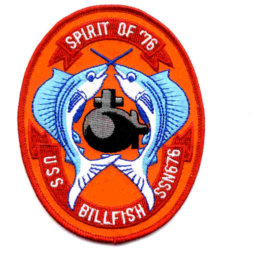USS BILLFISH SSN 676 PATCH