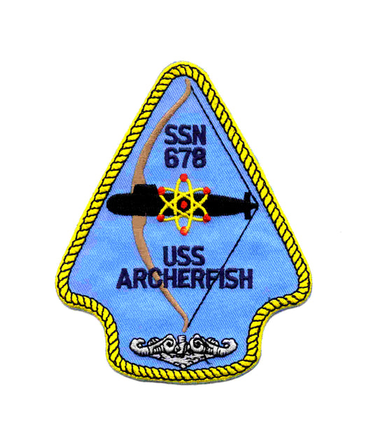 USS ARCHERFISH SSN 678 PATCH