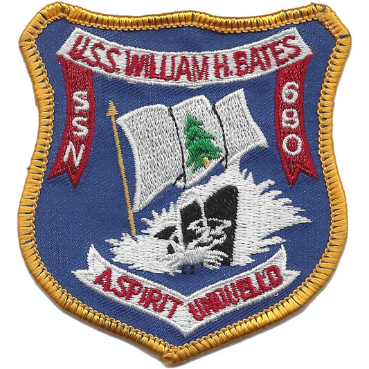 USS WILLIAM H BATES SSN 680 PATCH