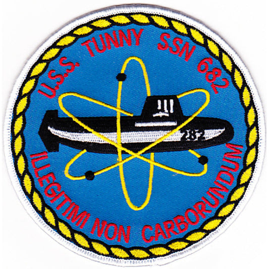 USS TUNNY SSN 682 PATCH