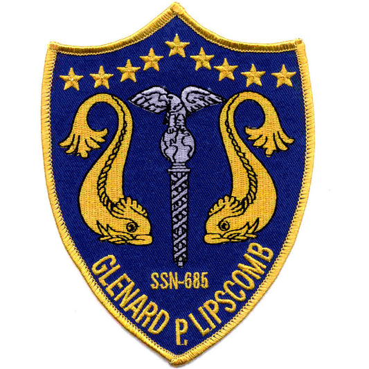 USS GLENARD P LIPSCOMB SSN 685 PATCH