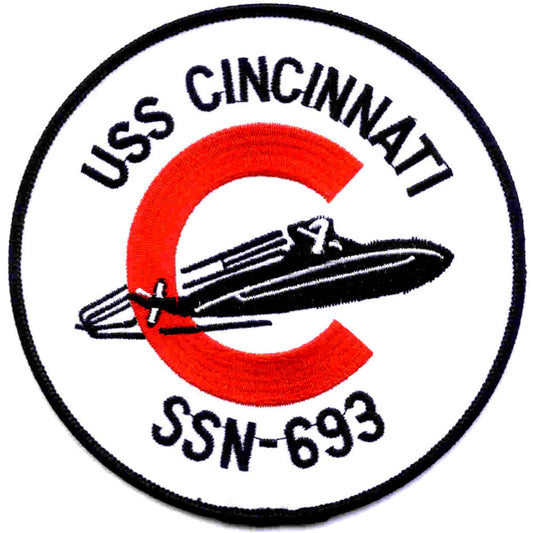 USS CINCINNATI SSN 693 PATCH