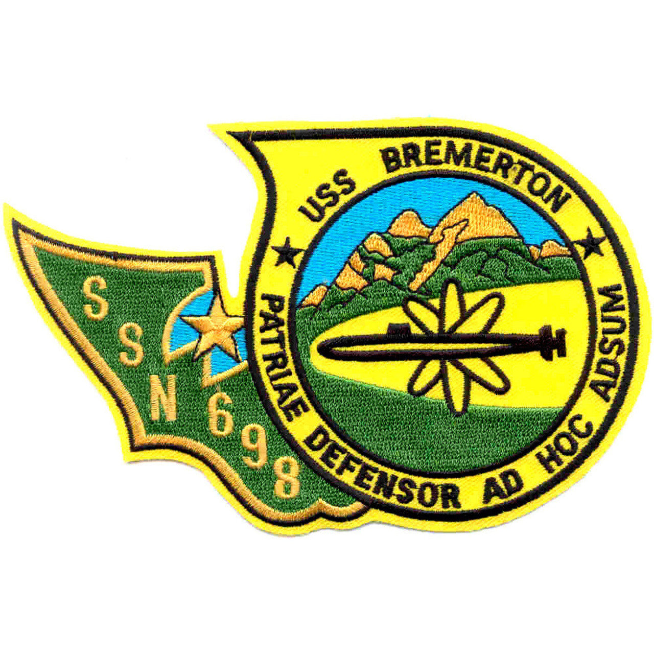 USS BREMERTON SSN 698 PATCH