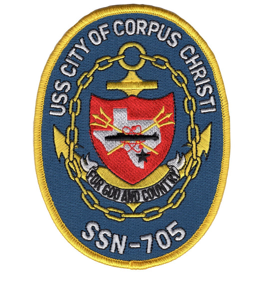 USS CITY of CORPUS CHRISTI SSN 705 PATCH