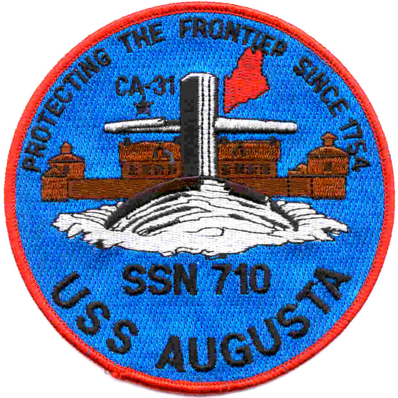 USS AUGUSTA SSN 710 PATCH