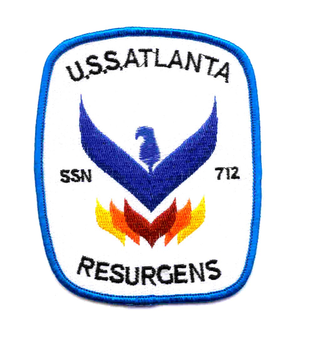 USS ATLANTA SSN 712 PATCH