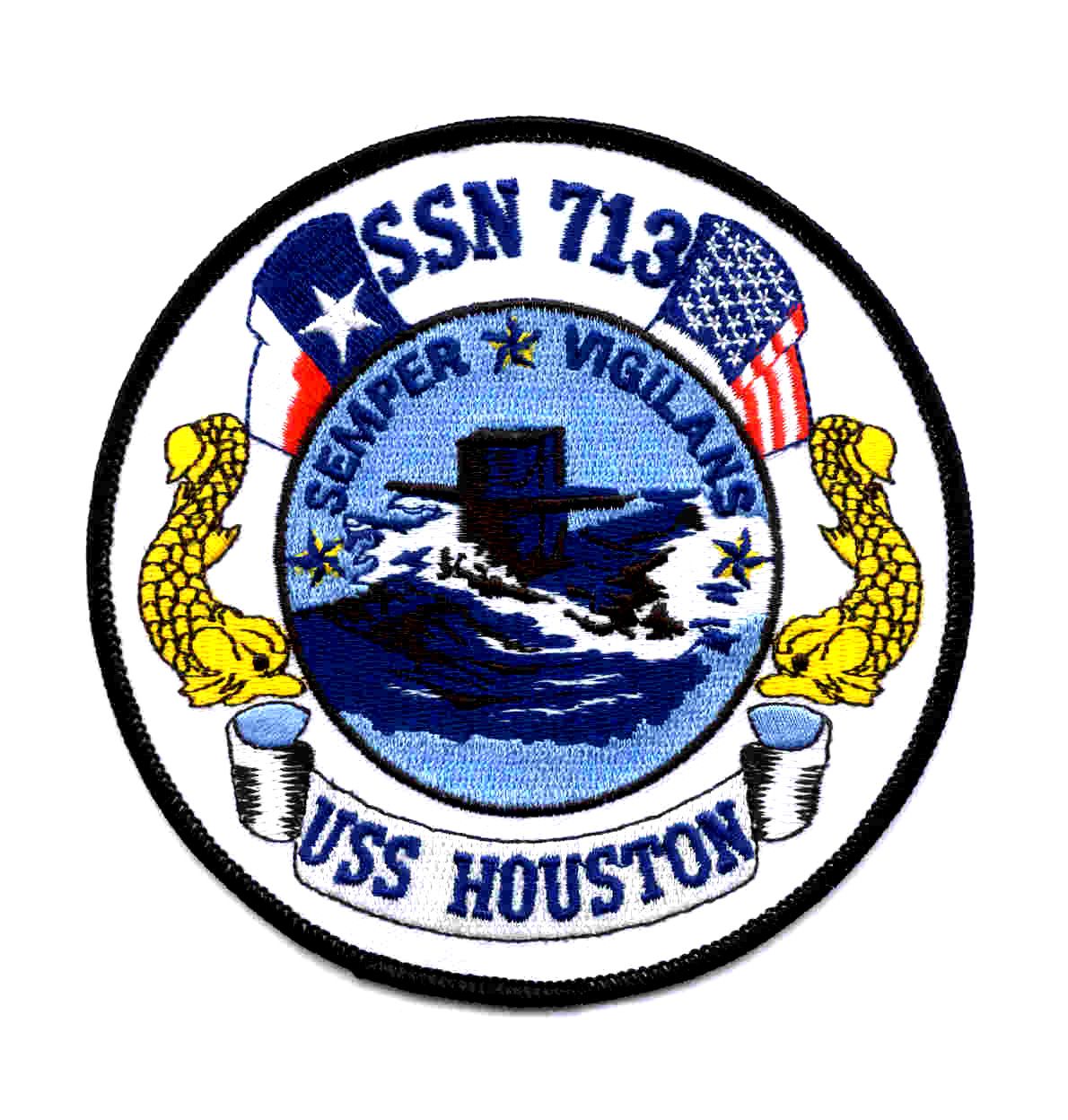 USS HOUSTON SSN 713 PATCH