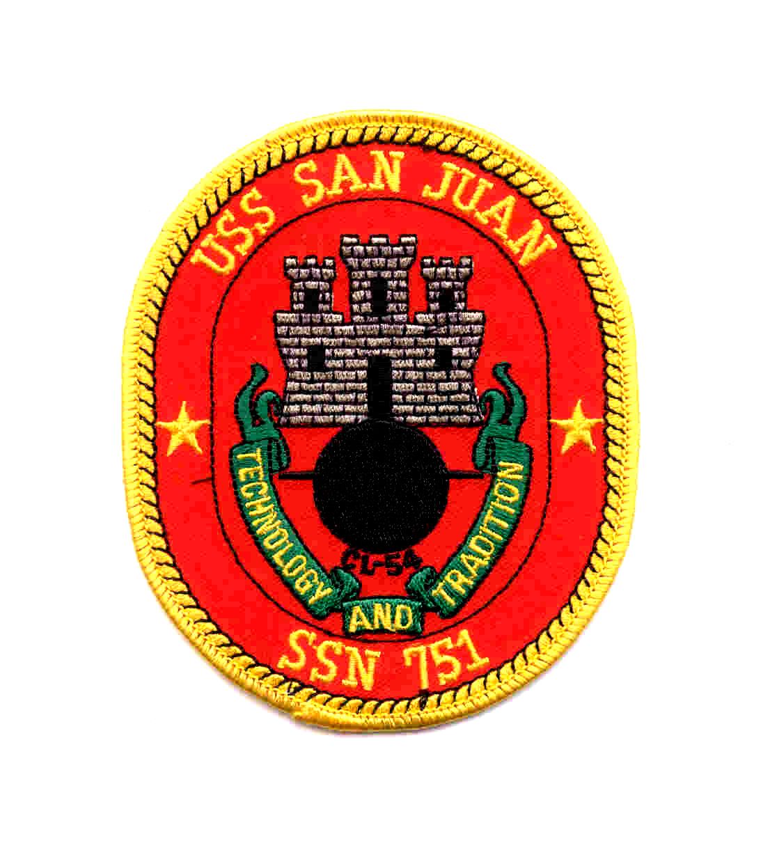 USS SAN JUAN SSN 751 PATCH