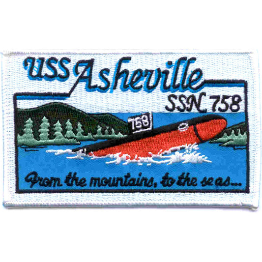 USS ASHEVILLE SSB 758 PATCH