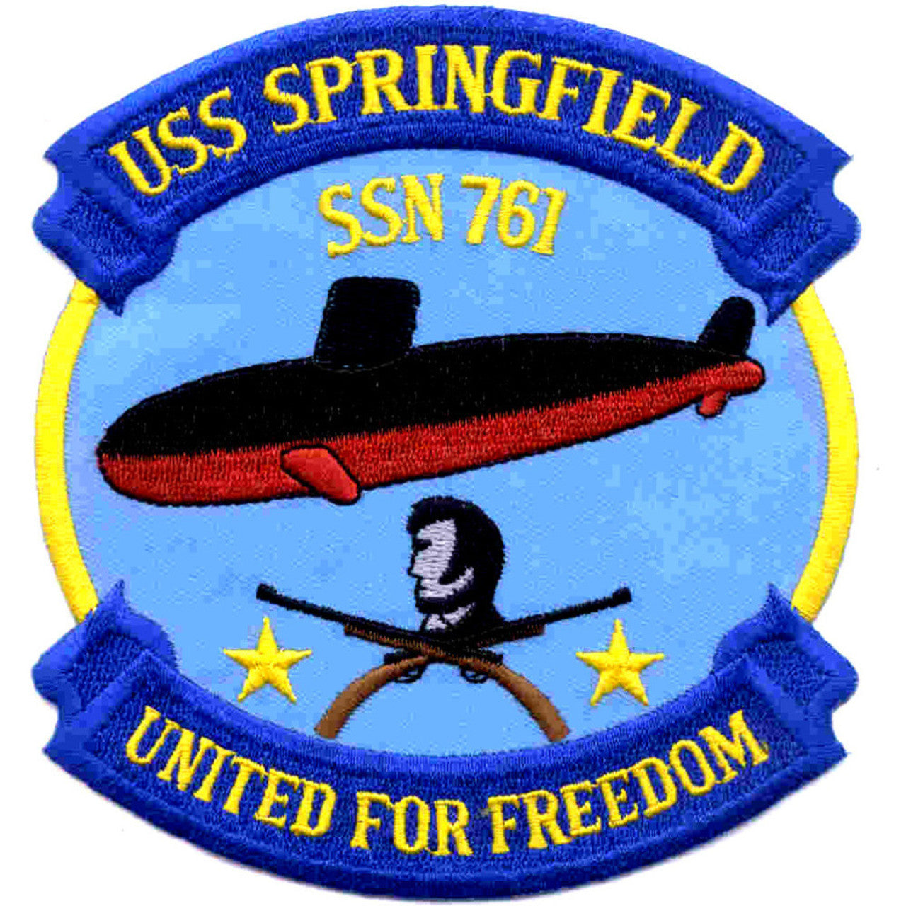 USS SPRINGFIELD SSN 761 PATCH
