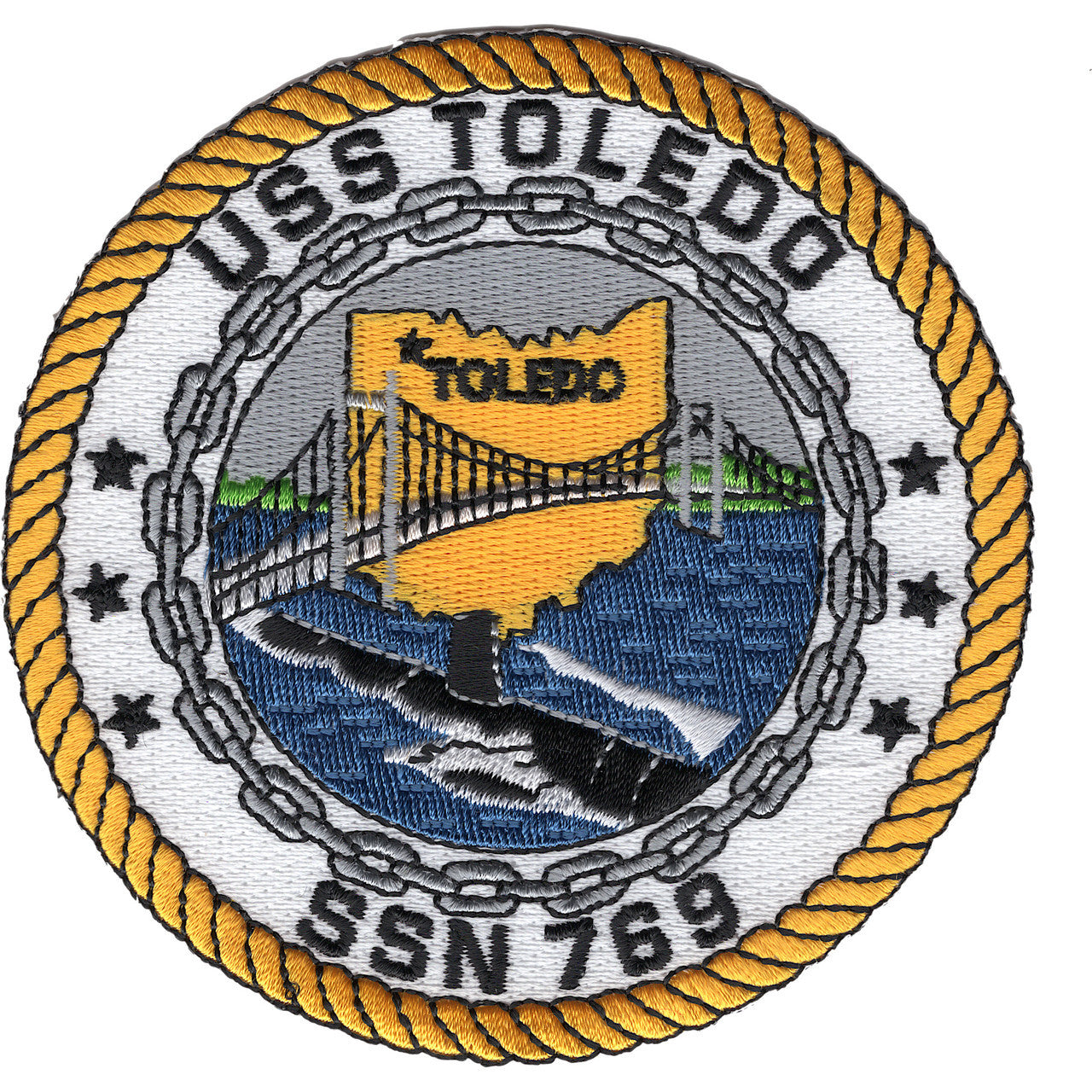 USS TOLEDO SSN 769 PATCH