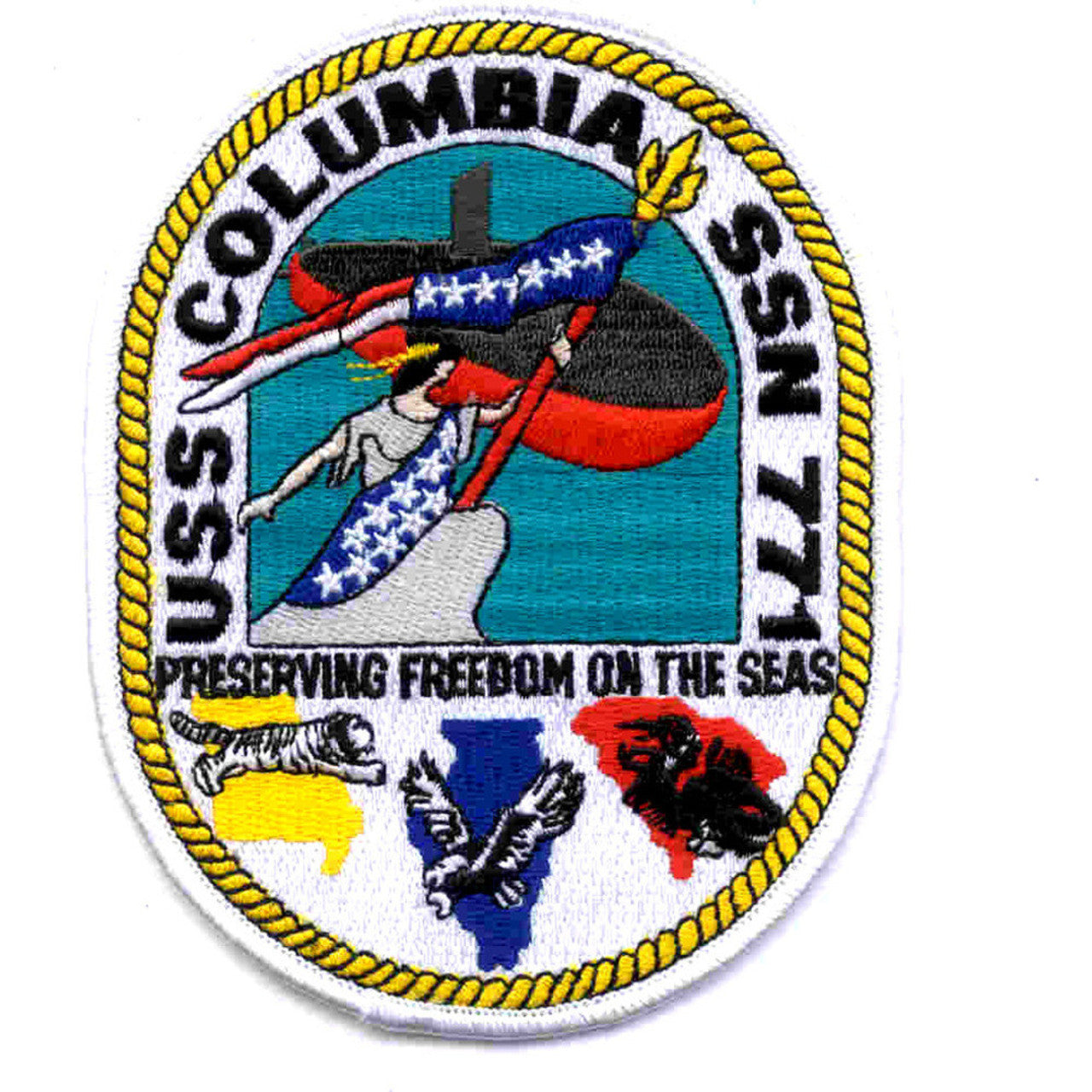 USS COLUMBIA SSN 771 PATCH