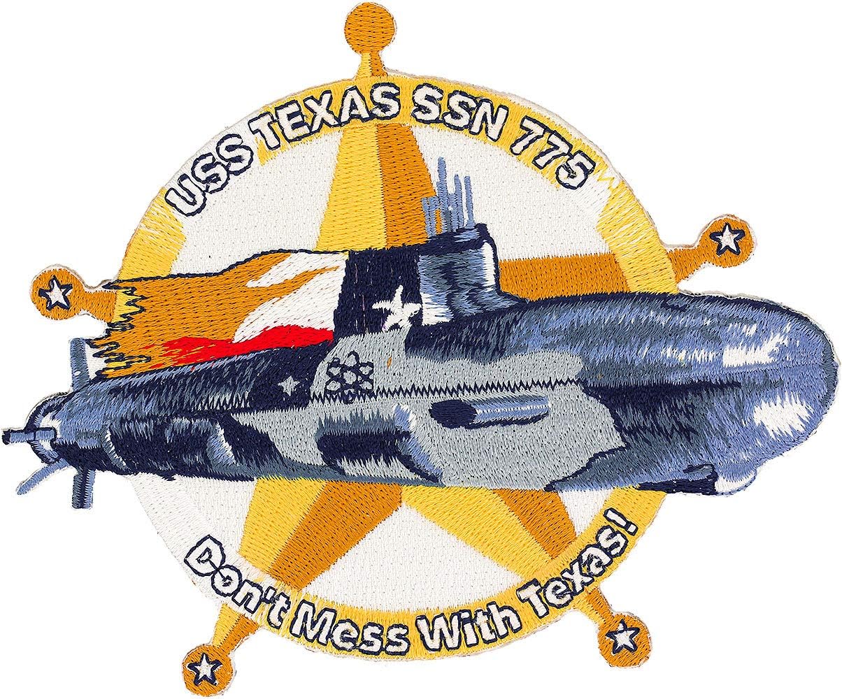 USS TEXAS SS 775 PATCH