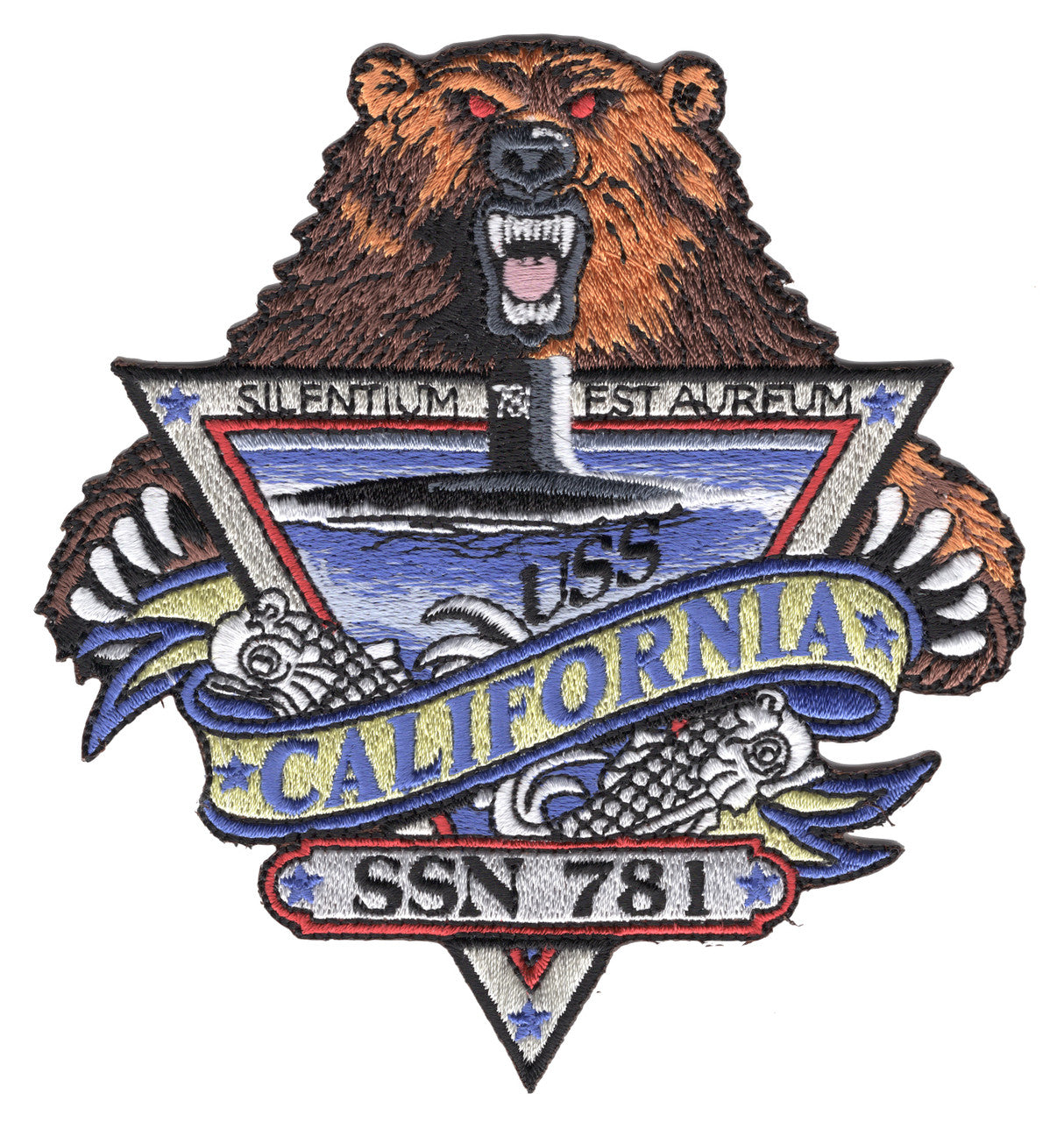 USS CALIFORNIA SSN 781  PATCH