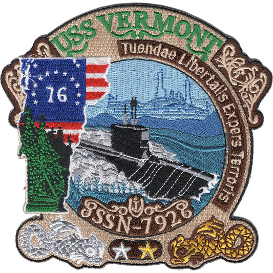 USS VERMONT SSN 792 PATCH