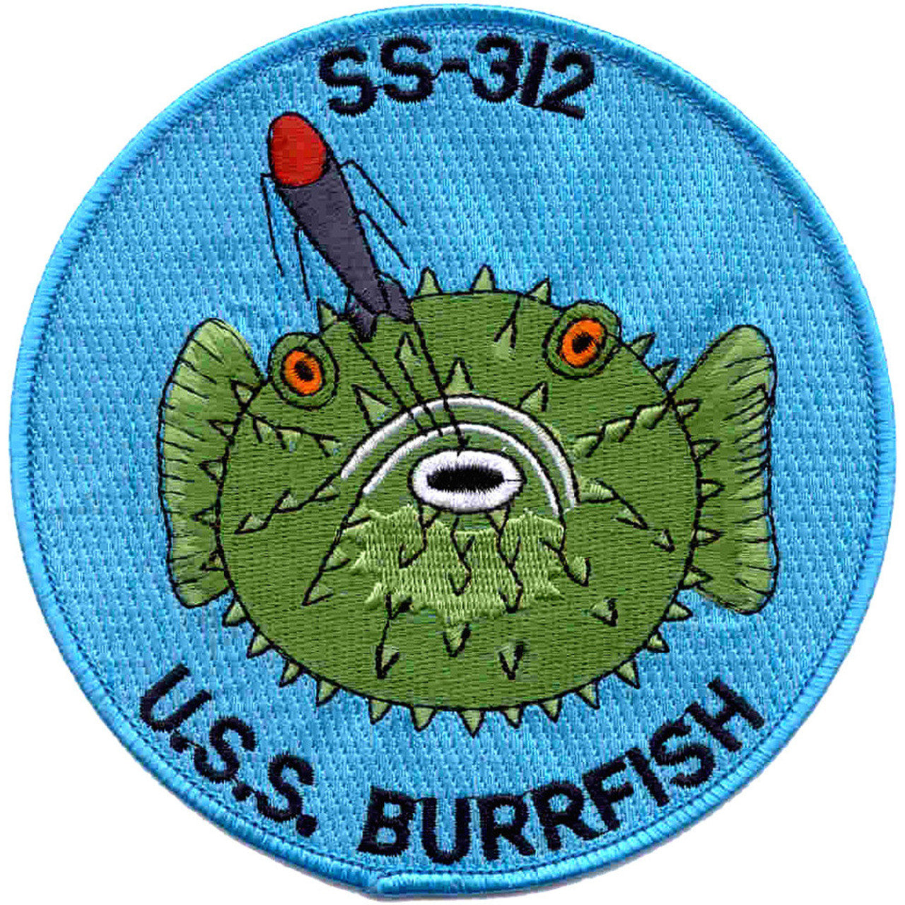 USS BURFISH SS 312 PATCH