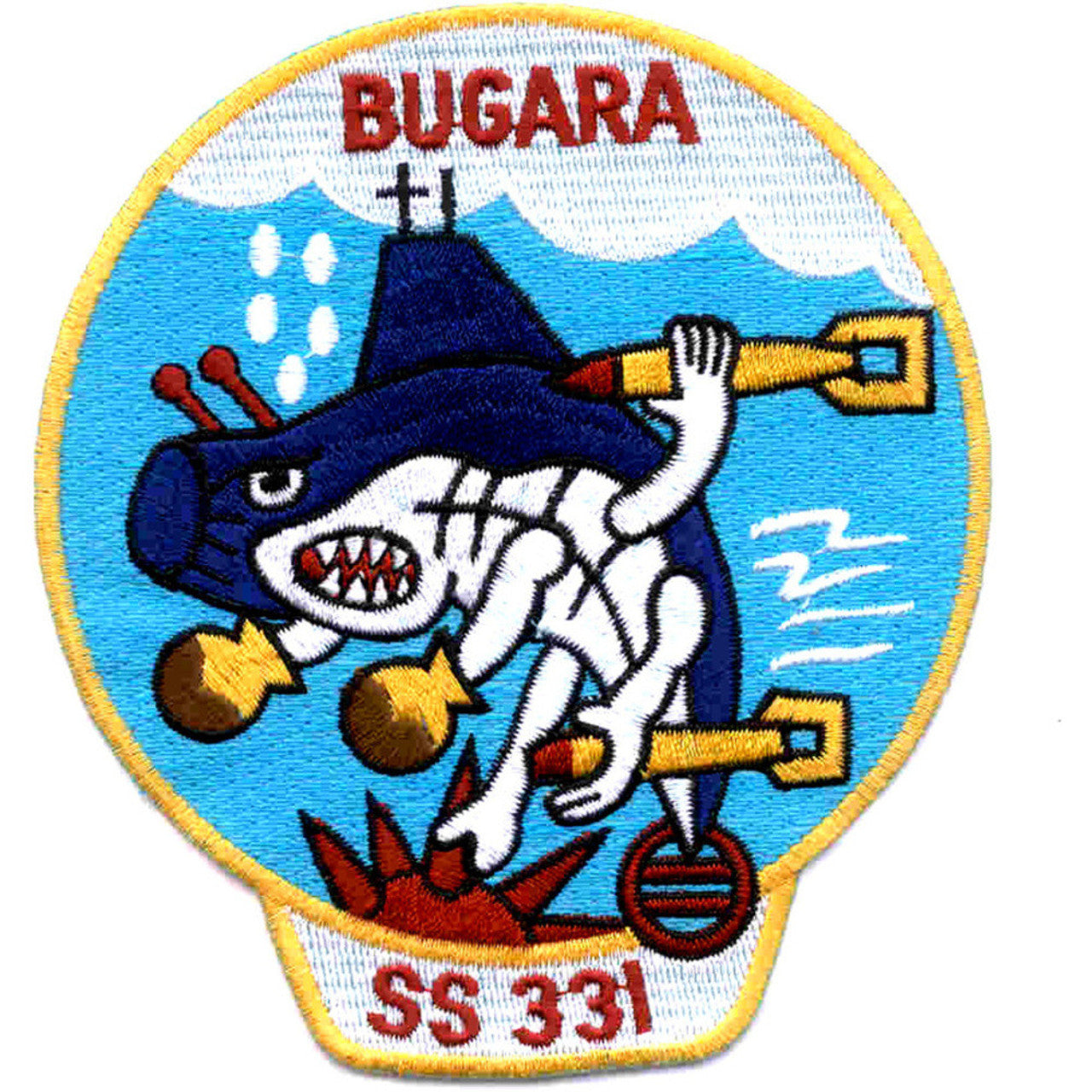 USS BUGARA SS 331 PATCH