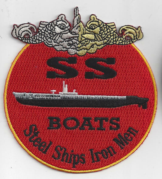 Steel Ships Iron Men SS BOATS PATCH