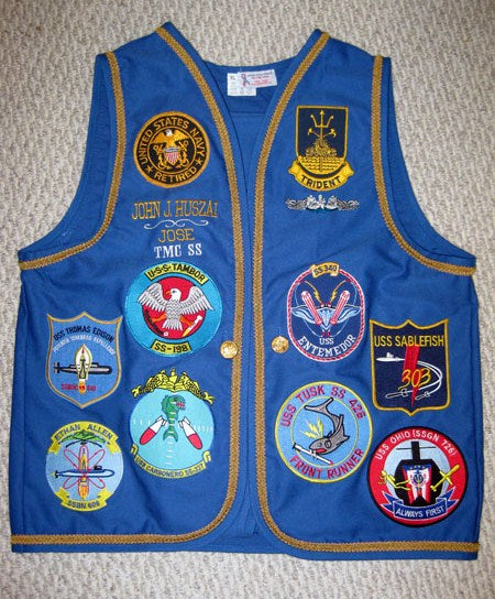 Vest USSVI Submarine VEST - SUBVEST