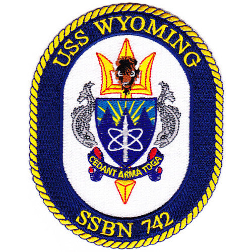 USS WYOMING SSBN 742 Crest Patch