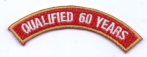 Holland Qualified 60 Years Rocker PATCH
