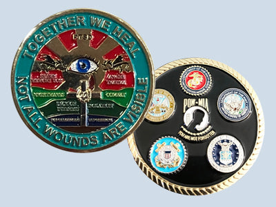 PTSD Awareness Challenge Coin