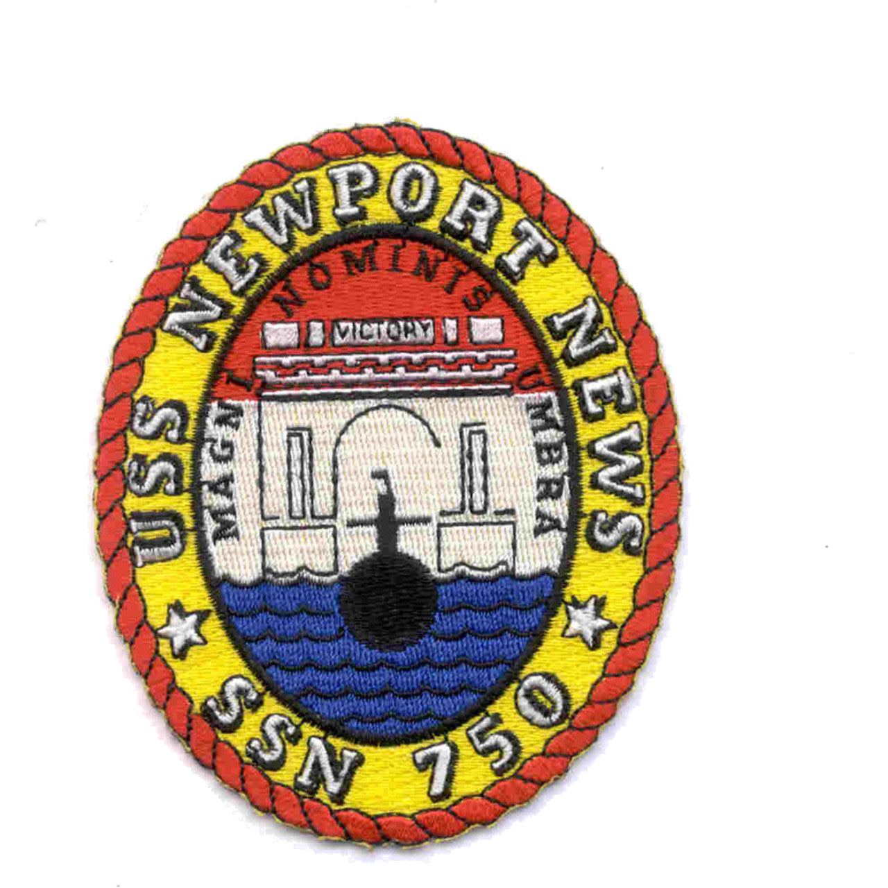 USS NEWPORT NEWS SSN 750 PATCH