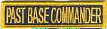 Past Base Commander PATCH collection thumbnail