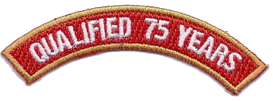 Holland Qualified 75 Years Rocker PATCH collection thumbnail